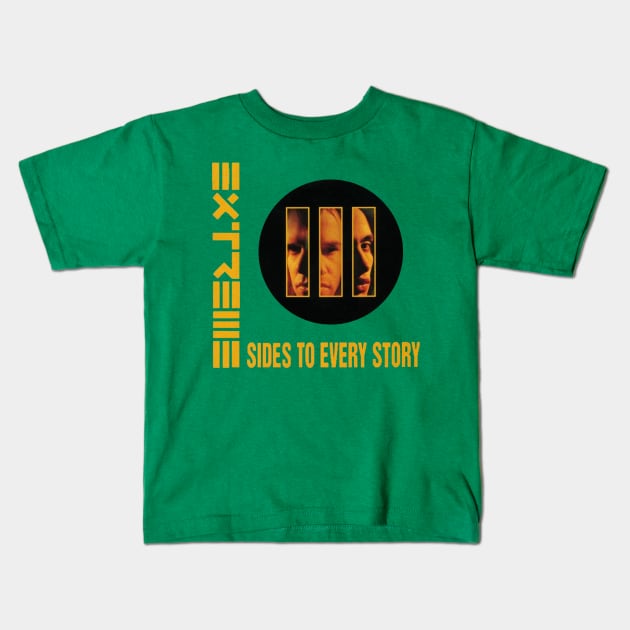 III Sides to Every Story - Extreme Kids T-Shirt by TojFun